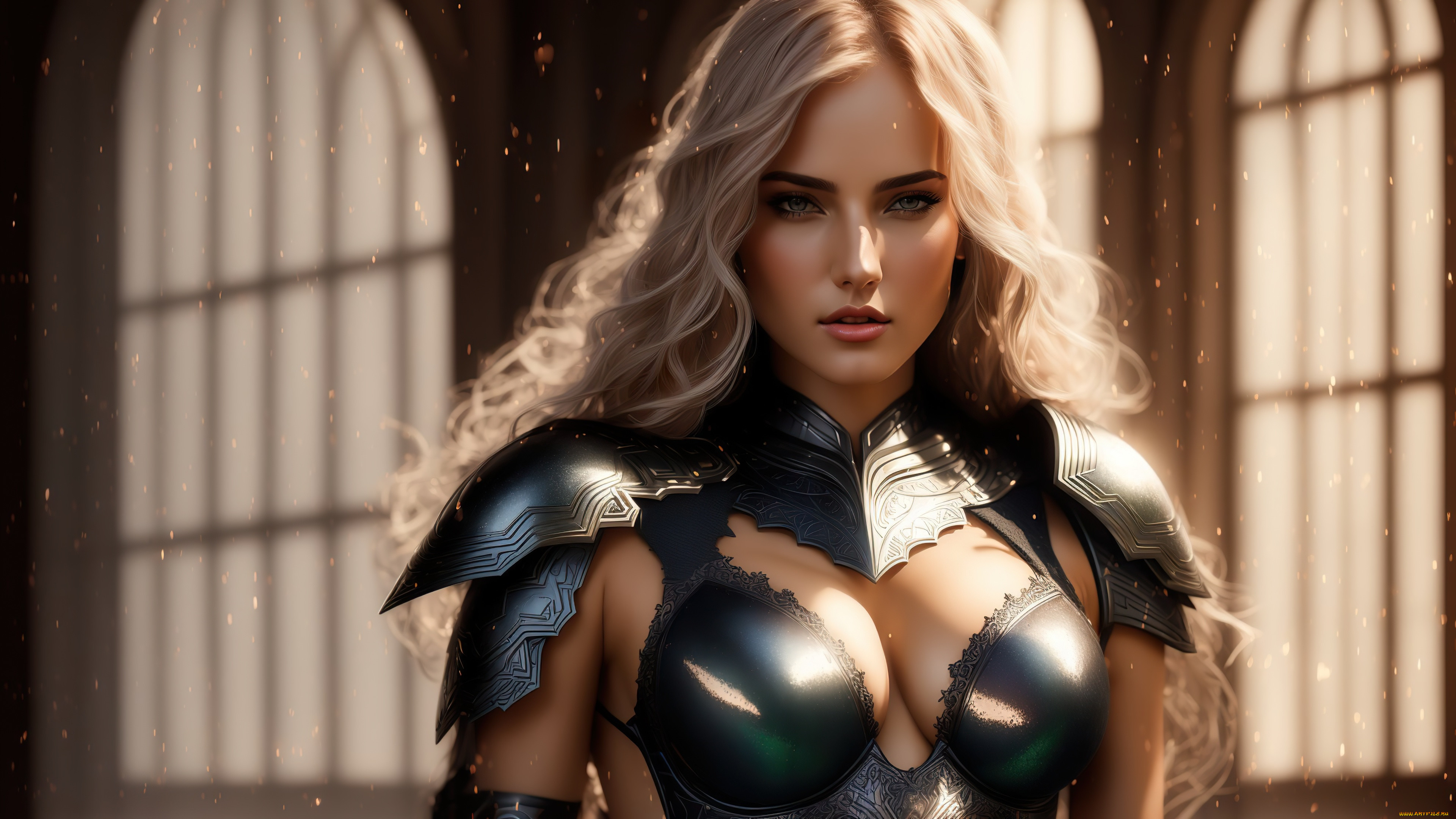 , , , girl, fantasy, armor, art, digital, stable, diffusion